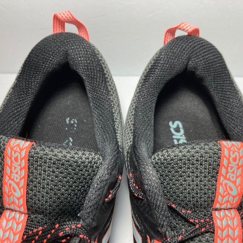 Asics Gel Venture 8 Mujer Talla 10 Negro Aqua Naranja Trail Running Zapatos - Imagen 10 de 13