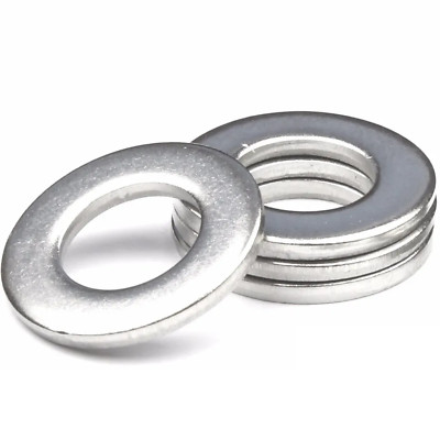 Unterlegscheiben Form A flach Zink Stahl Premium Metallscheibe DIN 125