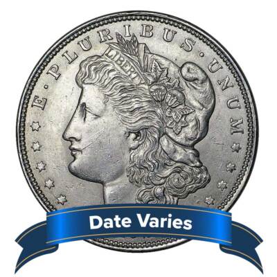 1878 to 1904 $1 Morgan Silver Dollar Brilliant Uncirculated...