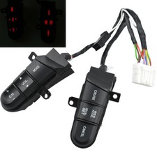 Interruptor de control remoto de audio de crucero para volante Honda Civic 2009-2011 rojo