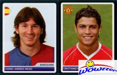 2006/07 Panini Champions League 384 Stickers Set & Album-MESSI+RONALDO ROOKIES!