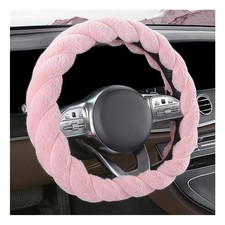 Fluffy Car Steering Wheel Cover, 15 Inches Anti-Slip Round Fuzzy Winter Steer...