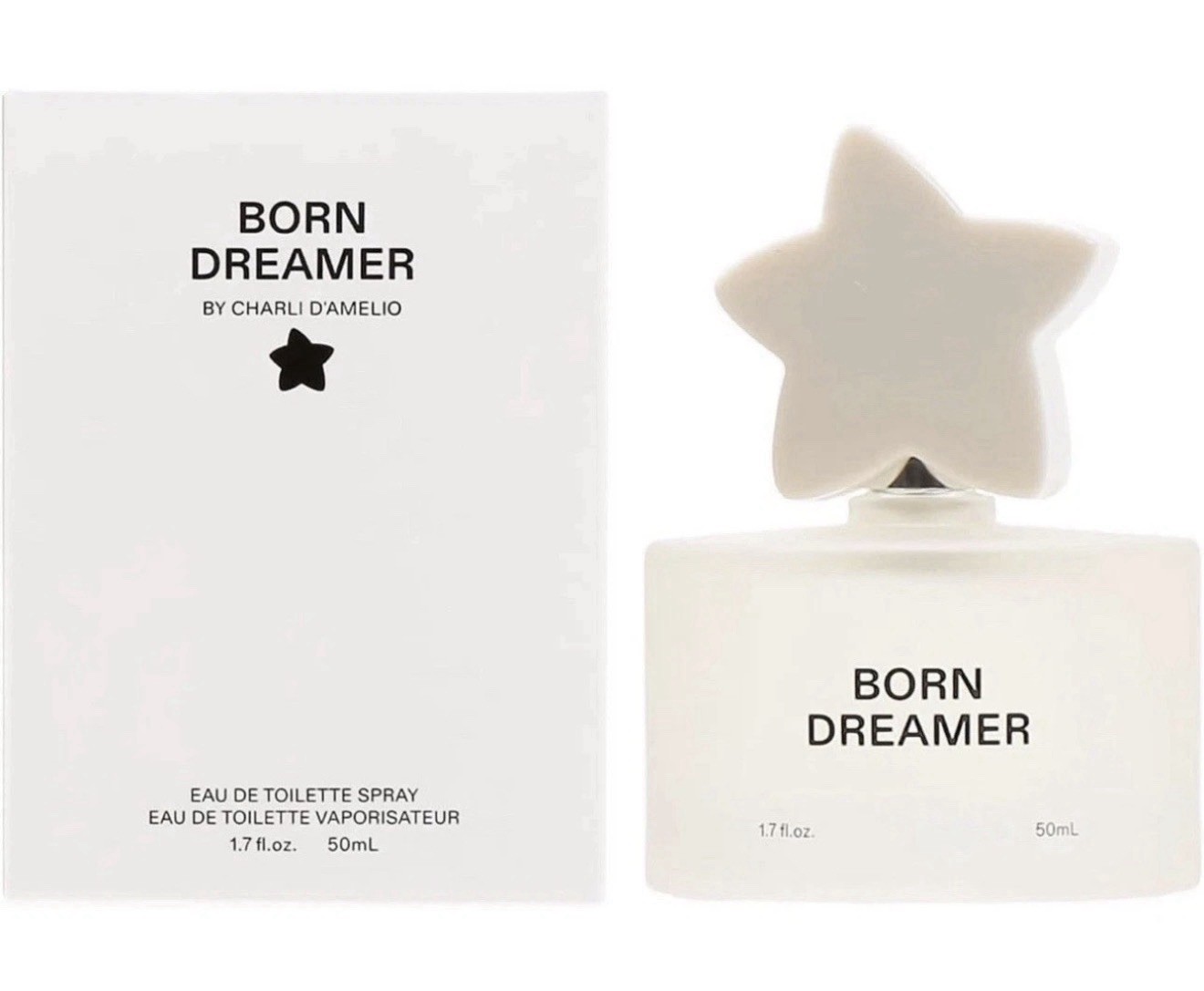 Charli D'Amelio Born Dreamer Eau De Toilette Spray 1.7 Oz NIB Free Shipping