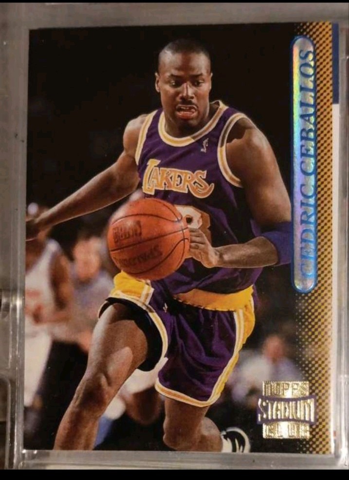 Los Angeles Lakers 3 Card Lot - Cedric Ceballos, Eddie Jones, Elden Campbell