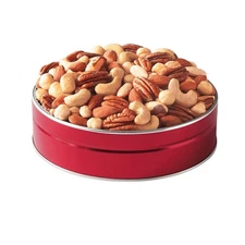 Premium Fancy Mixed Nuts in Gift Tin - Pecans, Almonds, Cashews, Brazil Nuts,...