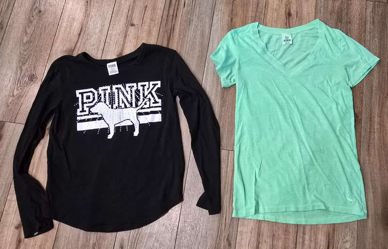 Victoria’s Secrets PINK Shirts -Long sleeved & Short sleeved - Medium