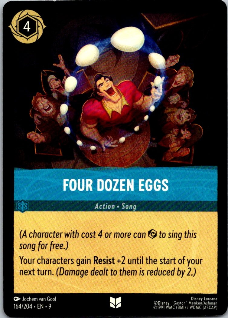 Lorcana Four Dozen Eggs Uncommon Fabled Normal 164/204 NM