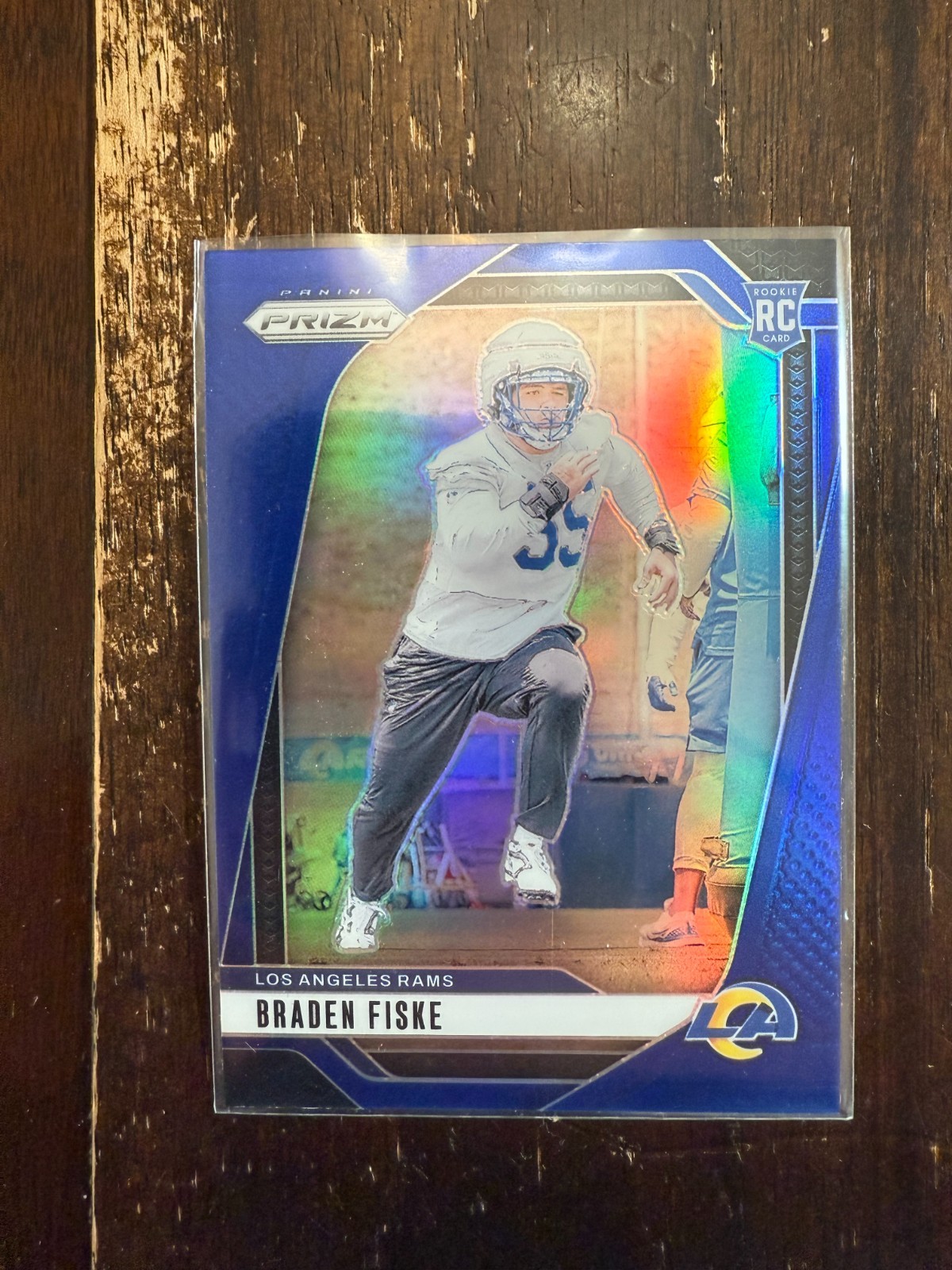 2024 Panini Prizm Braden Fiske Retail Blue Prizm Ssp #310