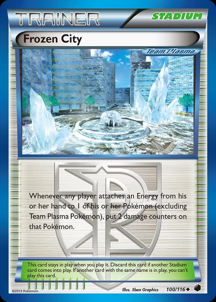 Pokemon Frozen City (100/127) Plasma Freeze LP