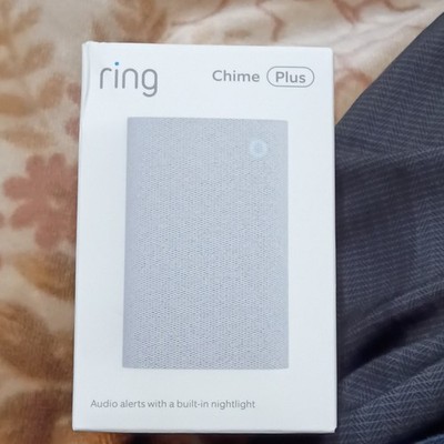 Ring Chime Plus Wireless Plug-In Door Chime, Lighted, White (Receiver Included)