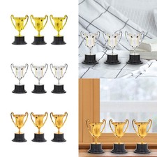 3x Mini Trophies Small Children Gift Decorative Ornaments for Game Rewards Props