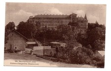 CPA AIN HAUTEVILLE-LOMPNES CHATEAU D'ANGEVILLE SONATORIUM 12/3/1927