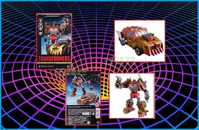 Transformers Age of Primes Deluxe 5.0'' Junkion Jalopy Hot Rod With Flames NEW!