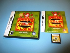 Press Your Luck  2010 Edition (Nintendo DS) Lite DSi XL 3DS 2DS w/Case & Manual
