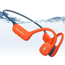 6.0 Bluetooth Swimming Headphones, IP68 Waterproof Bone Conduction Headphones...