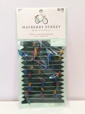 Mayberry Street Miniatures Plastic Light Bulb Garland Christmas Tree 1:12 Scale 