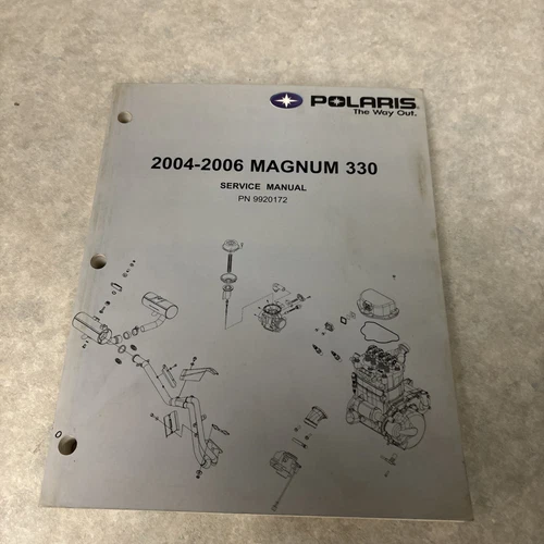 Polaris 2004 2005 2006 Magnum 330 QUAD ATV Service Repair Shop Manual 9920172