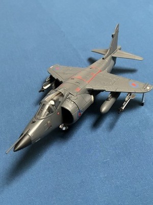 Hawker Sea Harrier FRS Mk 1 diecast metal model, Royal Navy 1982, 1/72 scale
