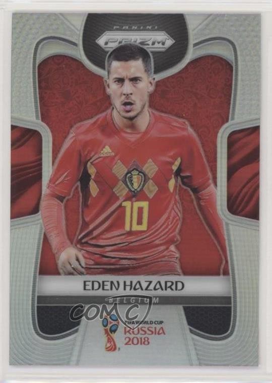 2018 Panini Prizm World Cup Silver Prizm Eden Hazard #13 q7b