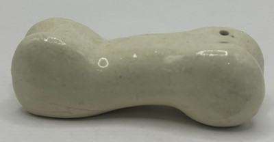 Vintage Dog Bone Salt Shaker Retro Kitchen Barware Porcelain Bones Figurine