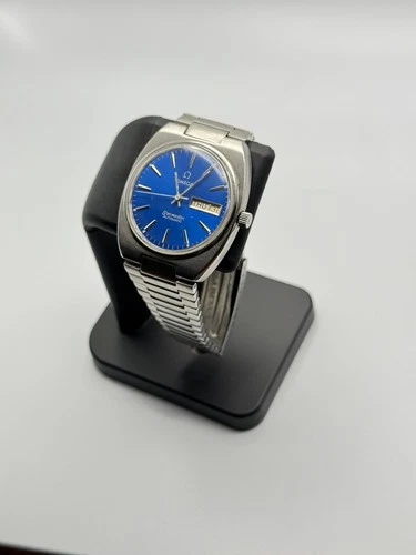 Vintage Omega Seamaster Automatic – Blue Dial – Day/Date – Stainless Steel