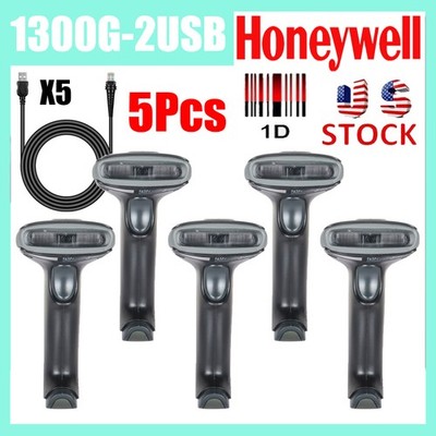 5Pcs Honeywell Hyperion 1300G-2USB 1D Linear-Imaging Barcode Scanner Reader &USB