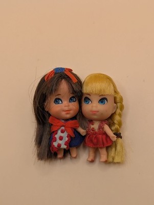 Vintage Mattel Liddle Kiddles Lot Lucky Locket Lorna & Liz Locket (Set of 2)