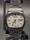 SEIKO King Quartz 5856-5010 Vintage Men Watch 34.5mm New Battery Japan