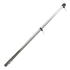 MARINE CITY 32" Flagpole Stanchion 304 Stainless steel for Boat Yacht RV Marine
