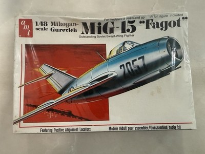 AMT MiG-15 1:48 Fagot  Mikoyan Gurevich Soviet Fighter T644 - FREE SHIPPING