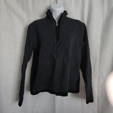EUC Hugo Boss pullover sweatshirt, gray and black sz Sm