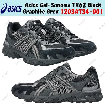 Asics Gel-Sonoma TR62 Schwarz Graphit Grau 1203A734-001 Herren Gr.
