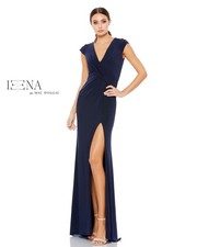 IEENA for Mac Duggal 26504 Cap Sleeve V-Neck Dress Size 8