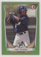 2014 Bowman Draft Green 5/75 Troy Stokes Jr Troy Stokes #DP111 4l3