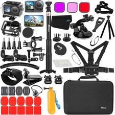 Accessories Kit for DJI Osmo Action 6 Waterproof Case Diving Housing Silicone Ca