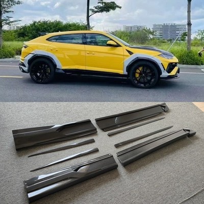 REAL CARBON FIBER SIDESKIRTS SIDE STEP EXTENSION FOR LAMBORGHINI URUS 1016 STYLE
