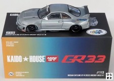 Mini GT Series 1/64 Nissan Skyline GT R33 Greddy GR33 V1 RHD Kaido House