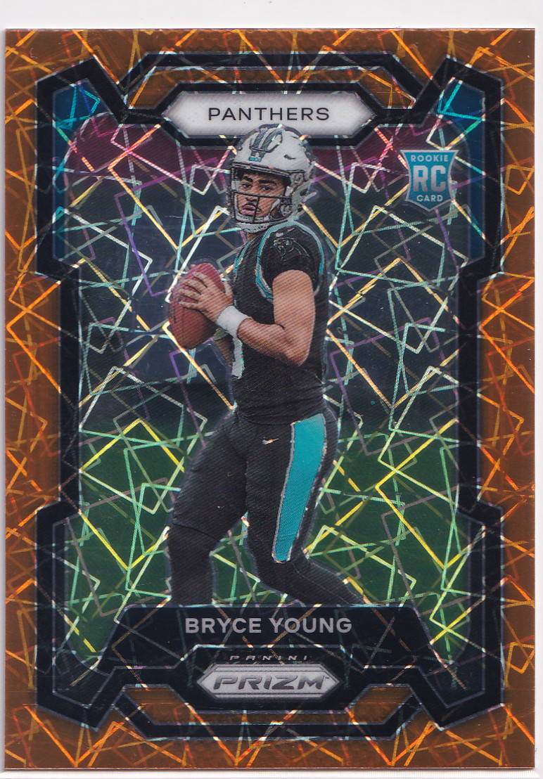 2023 Panini Prizm - Bryce Young #311 Orange Laser Prizm (RC)
