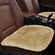 Sheepskin Car Seat Cushion Soft Comfort Winter Driver Seat Cover Sheepskin Car Seat Cushion Soft Comfort Winter Driver Seat Cover