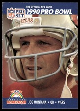 Joe Montana 1990 Pro Set #408 49ers NFL READ FREE SHIPPING AutographDen
