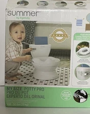 NEW Summer by Ingenuity My Size Potty Pro Toddler Chair 2 in 1 - White