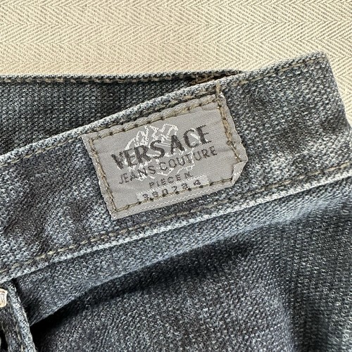Versace Jeans Couture Mens Size W36 L32 Blue Straight Regular Fit Italy Zip Fly - Picture 5 of 13