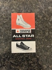 Vintage Converse ALL STARS Basketball paper pamphlet