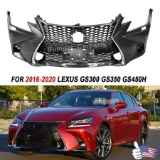 Front Bumper Grille Kit For 2016-2020 Lexus GS300 GS350 GS450H F-sport New