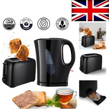 Cordless 1.7L Electric Kettle & 650W Toaster Set - Safety & Style for Breakfast