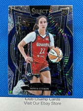 2025 #83 Sonia Citron Panini Select WNBA Concourse Silver Party Prizm Mystics RC