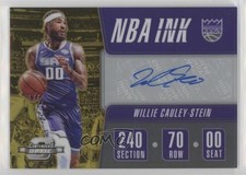 2018-19 Contenders Optic NBA Ink Gold Prizm 7/10 Willie Cauley-Stein Auto s3g