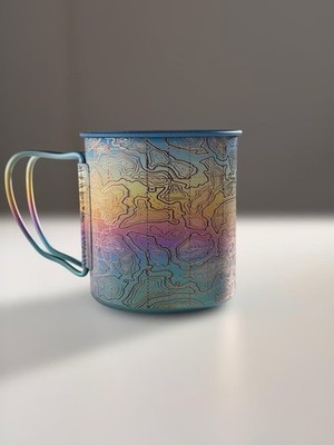 Snow Peak Titanium Mug 450ml Color Anodized Lightweight Outdoor