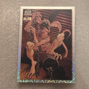 2023 Topps Chrome Star Wars Galaxy #29 Salacious B. Crumb Mojo Refractor /50