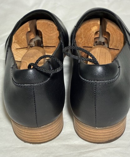 Clarks Collection Leather Loafers Slip-on Shoes Womens Size 11 W Black - Picture 5 of 12